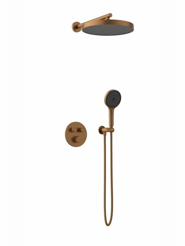Душевой комплект AltroBagno Bilancia AltroBagnoBilancia040417BC С ВНУТРЕННЕЙ ЧАСТЬЮ, матовая медь