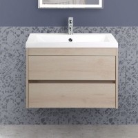 Тумба с раковиной Art&Max Family 75, подвесная, Pino Bianco