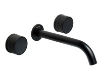 Смеситель для раковины Boheme Prestige 152-2-B-PR С ВНУТРЕННЕЙ ЧАСТЬЮ, черный