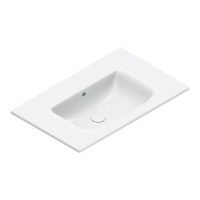 Раковина подвесная Catalano Italy 0720810001 80х50 глянцевая белая, прямоугольная