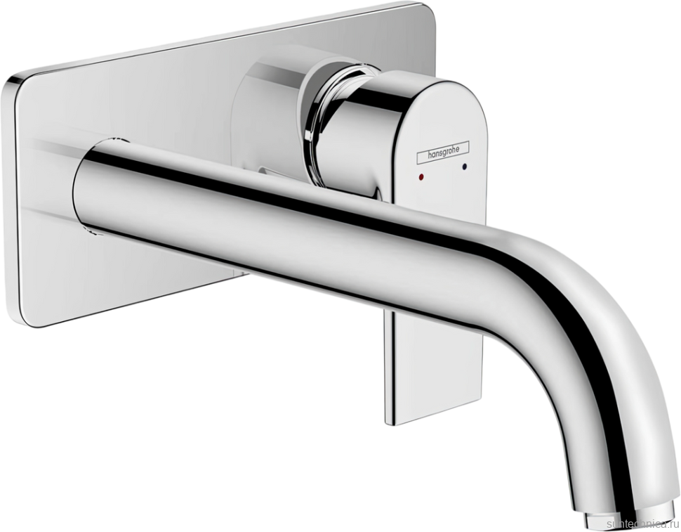 Смеситель для раковины Hansgrohe Vernis Shape 71578000 С ВНУТРЕННЕЙ ЧАСТЬЮ хром