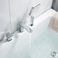 Смеситель на борт ванны Shevanik S9912 хром Смеситель на борт ванны Shevanik S9912 хром