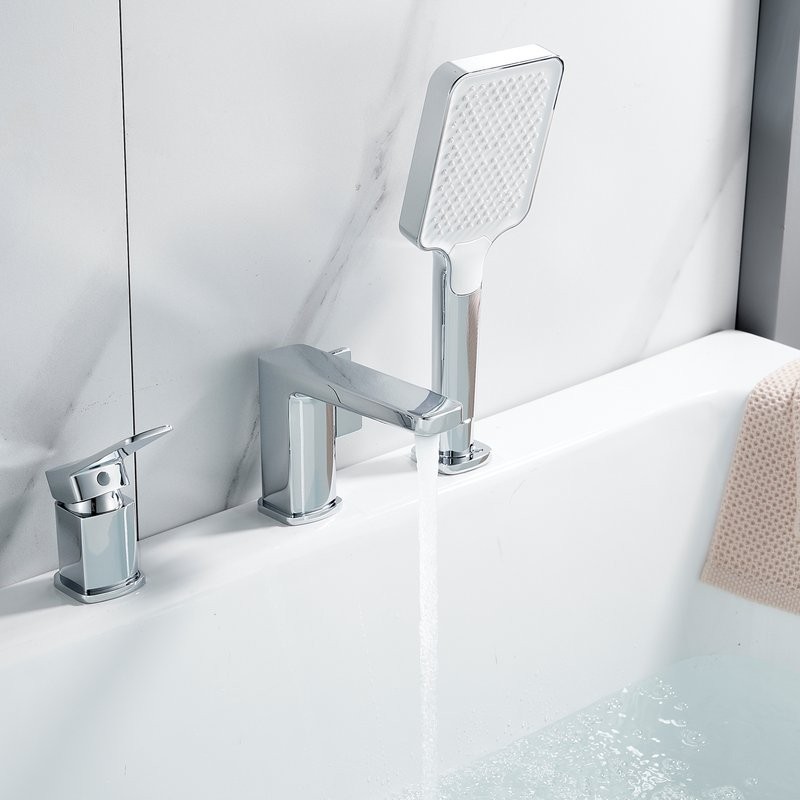 Смеситель на борт ванны Shevanik S9912 хром