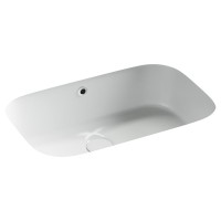 Раковина встраиваемая снизу Ceramicanova Era CN15006 57 глянцевая белая, прямоугольная