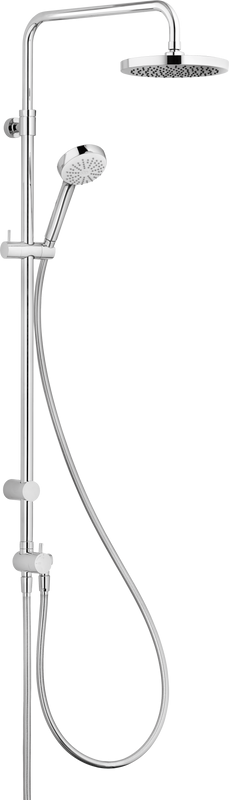Душевой комплект Смеситель для душа Kludi Pure&Easy 378410565 + Стойка Logo dual shower system 6809305-00