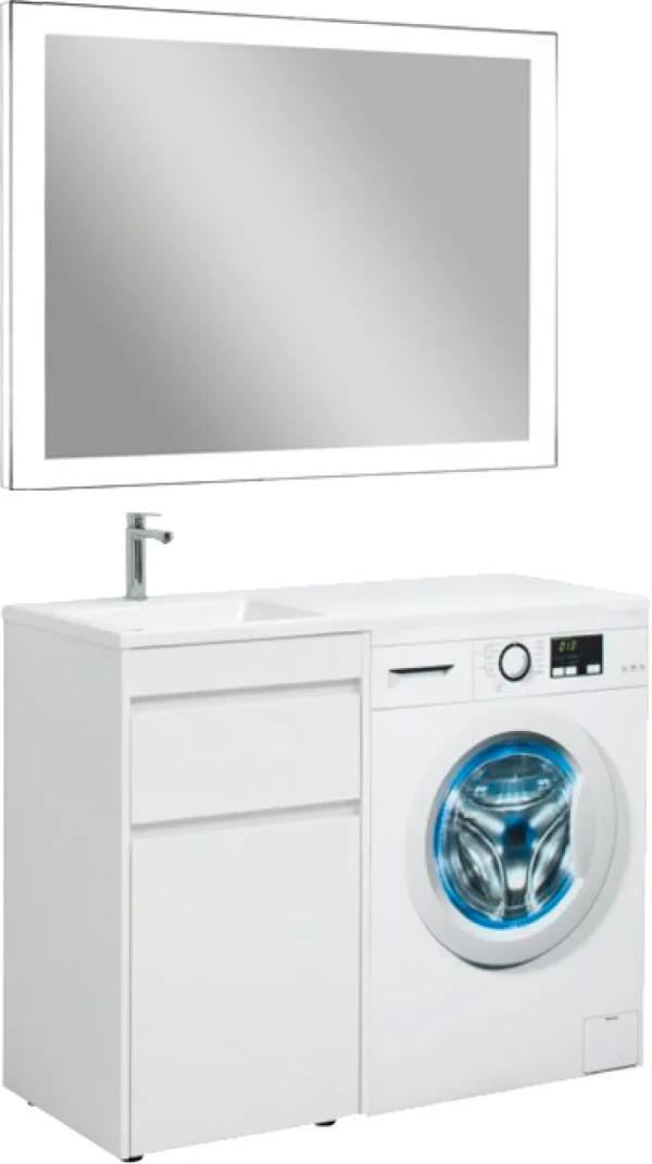 Мебель для ванной Aquanet Токио 58 1 ящик, с бельевой корзиной L