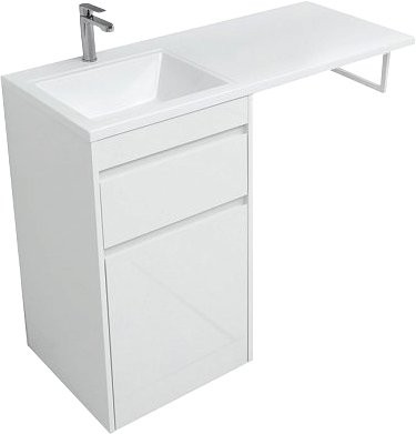 Мебель для ванной Aquanet Токио 58 1 ящик, с бельевой корзиной L