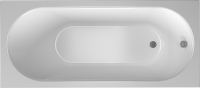 Акриловая ванна Alex Baitler Baikal 140x70 см, встраиваемая, белая, с экраном