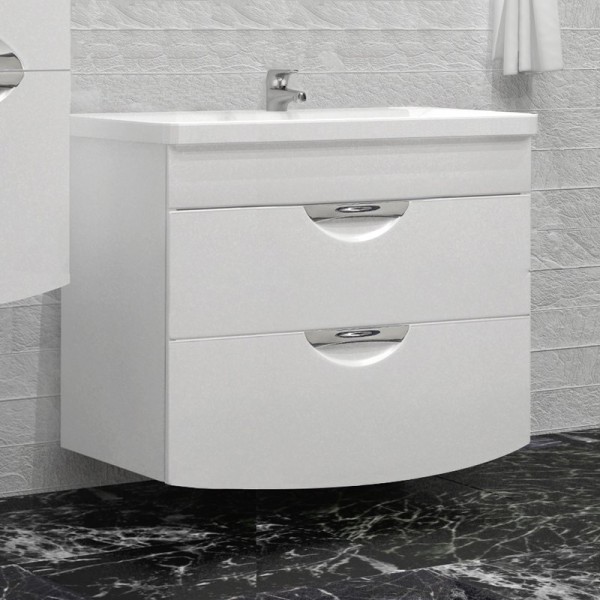 Тумба под раковину Style Line Жасмин-2 80 Люкс Plus, белая