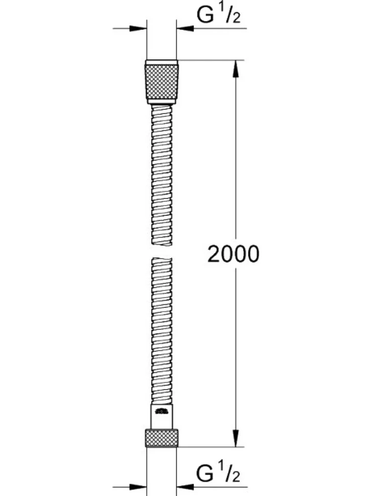 Душевой шланг Grohe Relexaflex Metal 28140001 хром