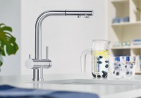 Комплект Мойка Omoikiri TADZAVA 58-2-U/IF L + Смеситель Blanco Fontas-S II 525198