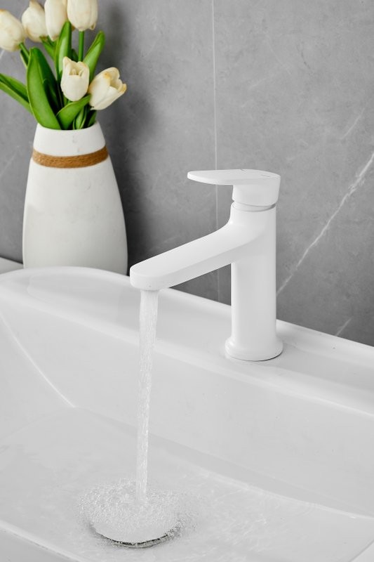 Смеситель для раковины BELZ B713 B10713-8 белый