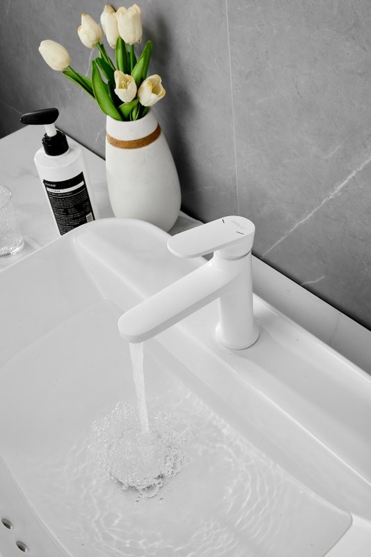 Смеситель для раковины BELZ B713 B10713-8 белый