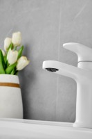 Смеситель для раковины BELZ B713 B10713-8 белый Смеситель для раковины BELZ B713 B10713-8 белый