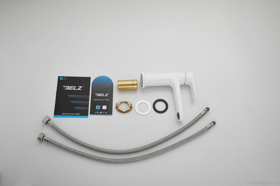 Смеситель для раковины BELZ B713 B10713-8 белый