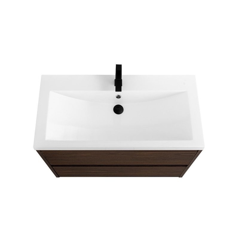 Тумба с раковиной Art&Max Family-M 75 подвесная, bourbon oak