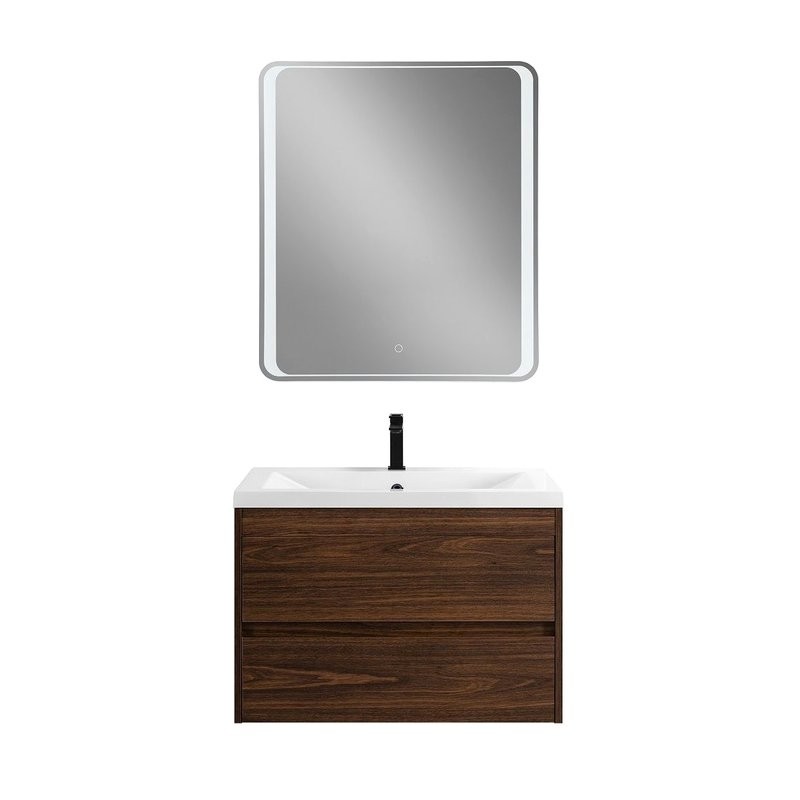 Тумба с раковиной Art&Max Family-M 75 подвесная, bourbon oak