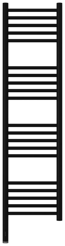 Полотенцесушитель электрический Сунержа Богема 3.1 31-6004-1230 130x35 см, подключение слева, матовый черный, лесенка