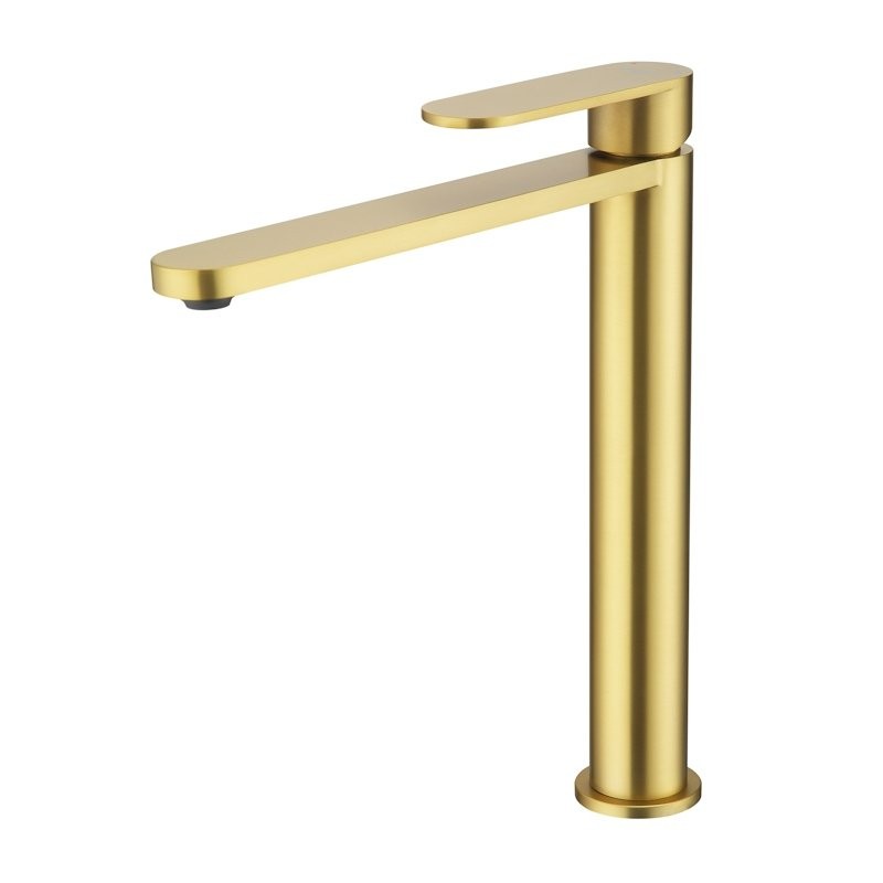 Смеситель для раковины высокий Raglo R10.15.03, золотой сатин