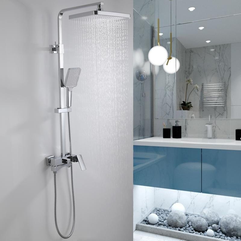 Душевая стойка Frap H76 F2476 хром