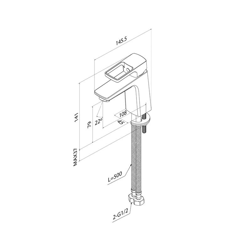 Смеситель для раковины IDDIS Bild BILSB00i01K хром глянцевый