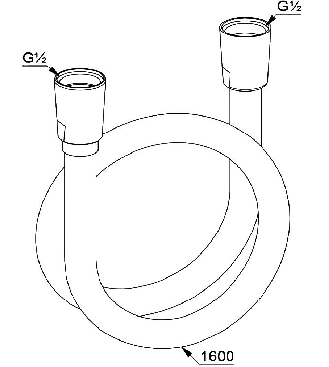 Душевой шланг Kludi Suparaflex 61072N0-00 брашированное золото