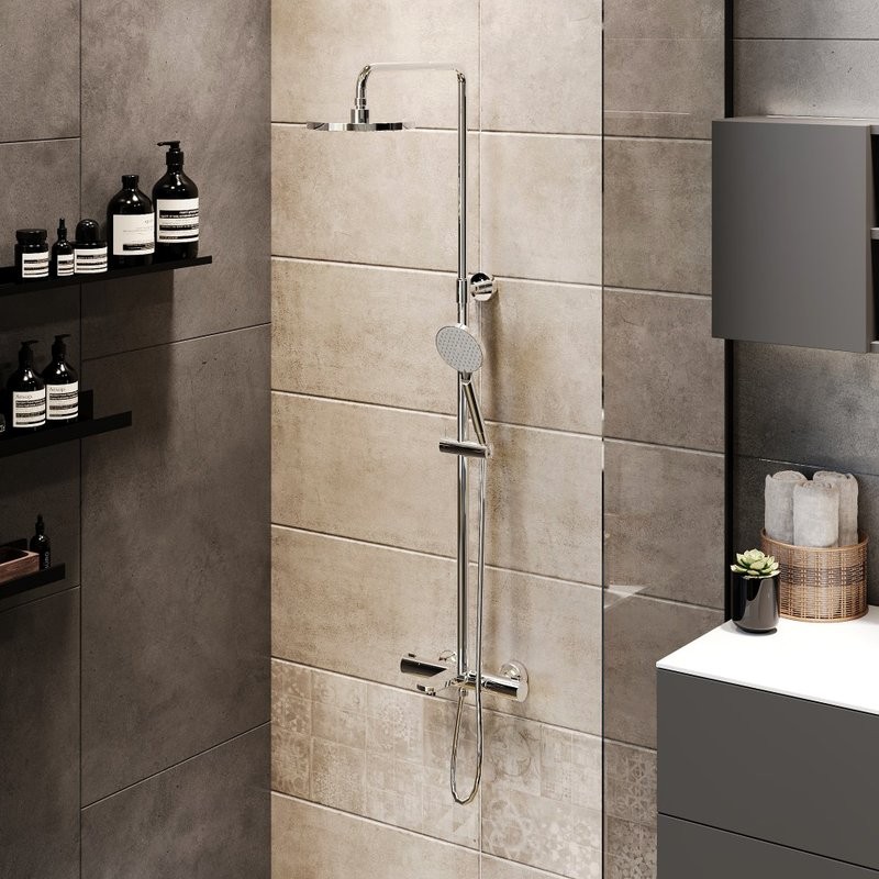 Душевая стойка Paini Nove 09CR687THD250F3D110 хром