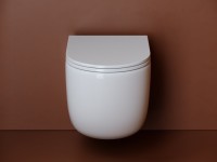 Комплект Унитаз подвесной Ceramicanova UP Rimless CN4007 белый + Инсталляция STWORKI + Кнопка 230823 хром матовый