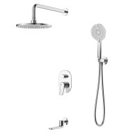 Смеситель для ванны и душа Lemark Ortus LM11322C, встраиваемый