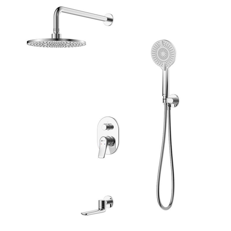 Смеситель для ванны и душа Lemark Ortus LM11322C, встраиваемый