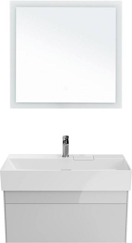 Мебель для ванной комнаты KERAMA MARAZZI Logica 90 подвесная, белоснежная