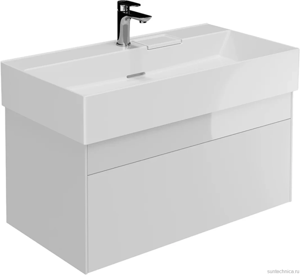 Мебель для ванной комнаты KERAMA MARAZZI Logica 90 подвесная, белоснежная