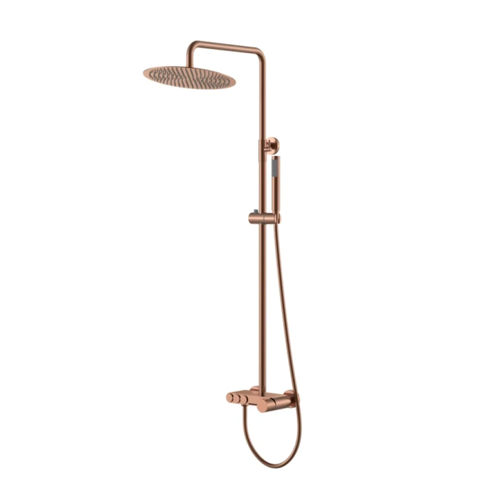 Душевая стойка Boheme Stick diamond 128-CB copper brushed