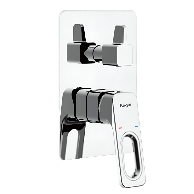 Встраиваемый смеситель для душа и ванны Raglo R51.273 С ВНУТРЕННЕЙ ЧАСТЬЮ, хром