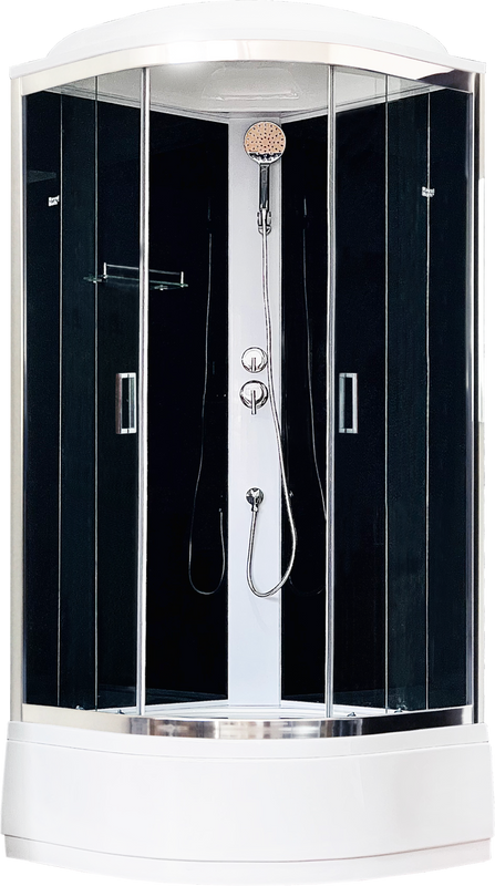 Душевая кабина Royal Bath CK RB90CK5-BT-CH с сиденьем
