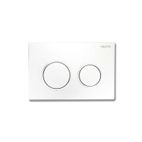 Кнопка смыва для унитаза AQUATEK Small TDI-0000001 АБС-пластик, цвет белый, хром