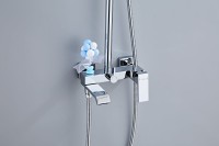 Душевая стойка Haiba HB24575 хром