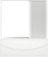 Акриловая ванна Bas Ахин 170x80 см, пристенная, белая + ремкомплект Good Door