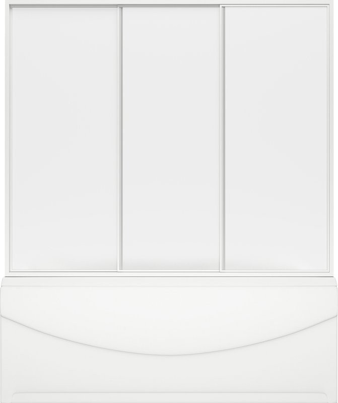 Акриловая ванна Bas Ахин 170x80 см, пристенная, белая + ремкомплект Good Door