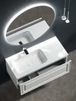 Тумба с раковиной Sancos Very 100 L bianco