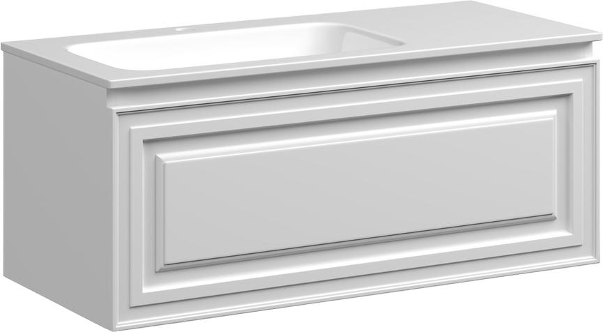 Тумба с раковиной Sancos Very 100 L bianco