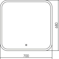 Зеркало Grossman Comfort 80х68 с подсветкой