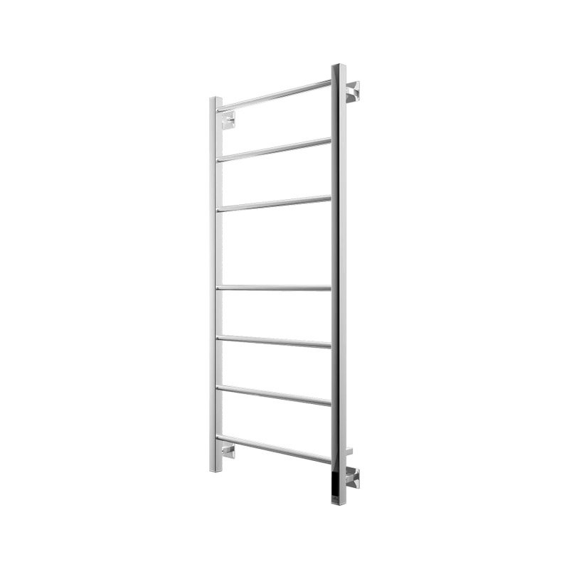 Полотенцесушитель электрический Grota Costa 530х1200 NP EL 120x55 см, подключение справа, слева, скрытое подключение справа, глянцевый хром, лесенка
