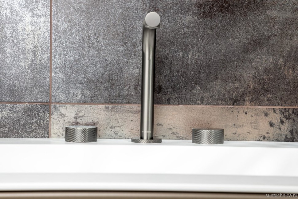 Смеситель для раковины Boheme Stick linea 152-GM.2 gun metal