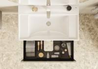 Тумба с раковиной Roca Ona Ivory 80 слоновая кость Тумба с раковиной Roca Ona Ivory 80 слоновая кость