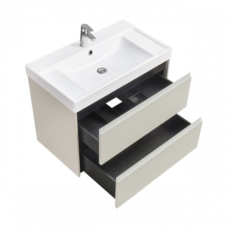 Тумба с раковиной Roca Ona Ivory 80 слоновая кость