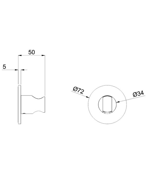 Настенный держатель WHITECROSS Y1016GL золото