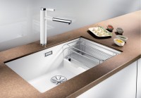 Мойка кухонная Blanco Subline 700-U Level белая