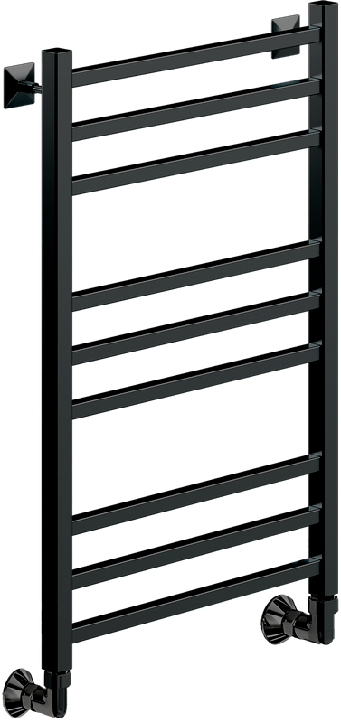 Полотенцесушитель водяной Ника Modern ЛМ 5 80/40, черный матовый