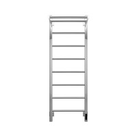 Полотенцесушитель электрический Grota App 430х1200 NP EL 120x45 см, подключение справа, слева, скрытое подключение справа, глянцевый хром, лесенка, с полкой